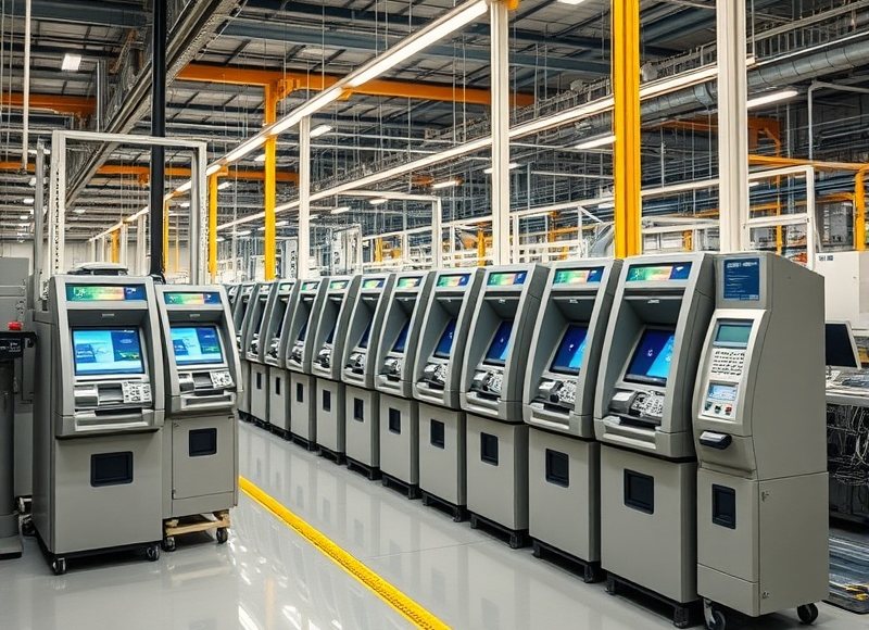 Ensamblaje de precisión en hardware bancario